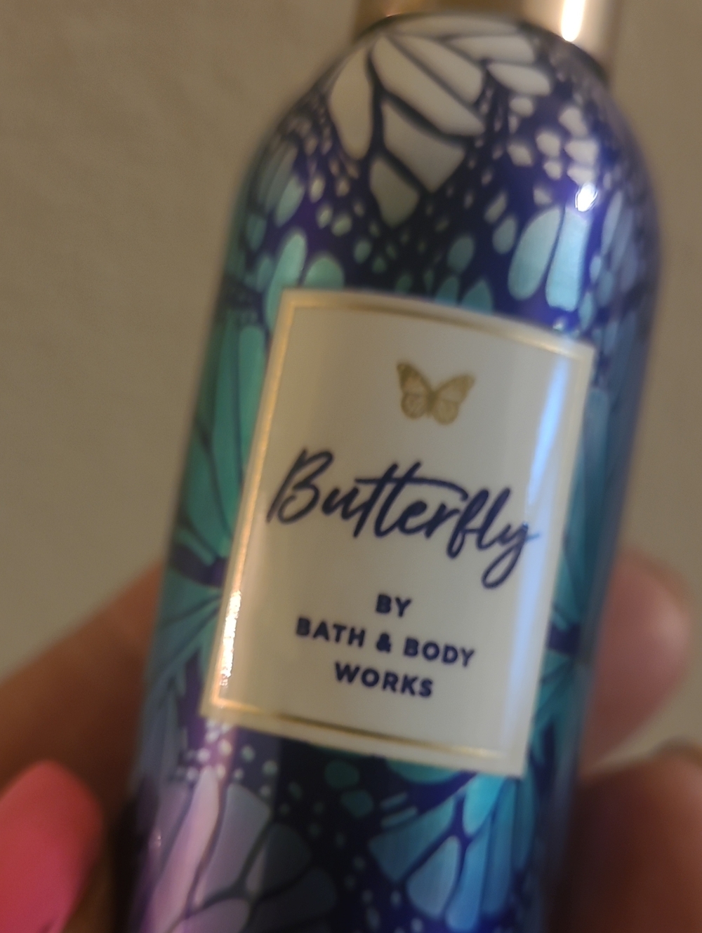 Bath & Body Works Butterfly Room Spray — Purple & Blue - Picture 2 of 3